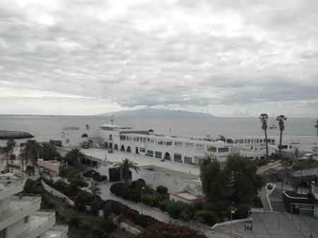 La Gomera vista desde el hotel La Niña