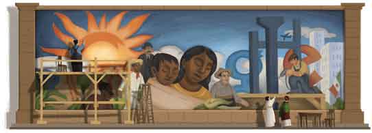 125 Aniversario del nacimiento de Diego Rivera. Cortesía del Banco de México Diego Rivera y Frida Kahlo Museums Trust / Artists Rights Society (ARS)