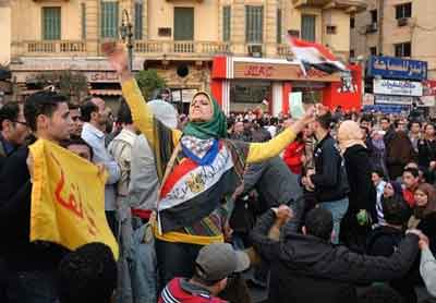 Disturbios en Egipto