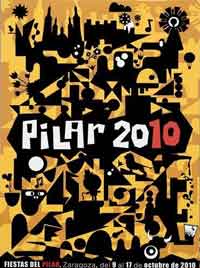 Cartel de las fiestas del Pilar 2010