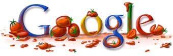 Google con la tomatina
